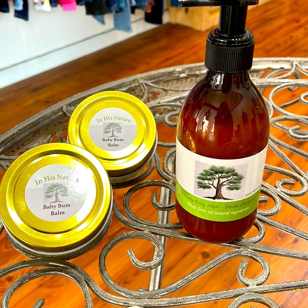 Baby Bum Balm & Baby Wash $12-$14